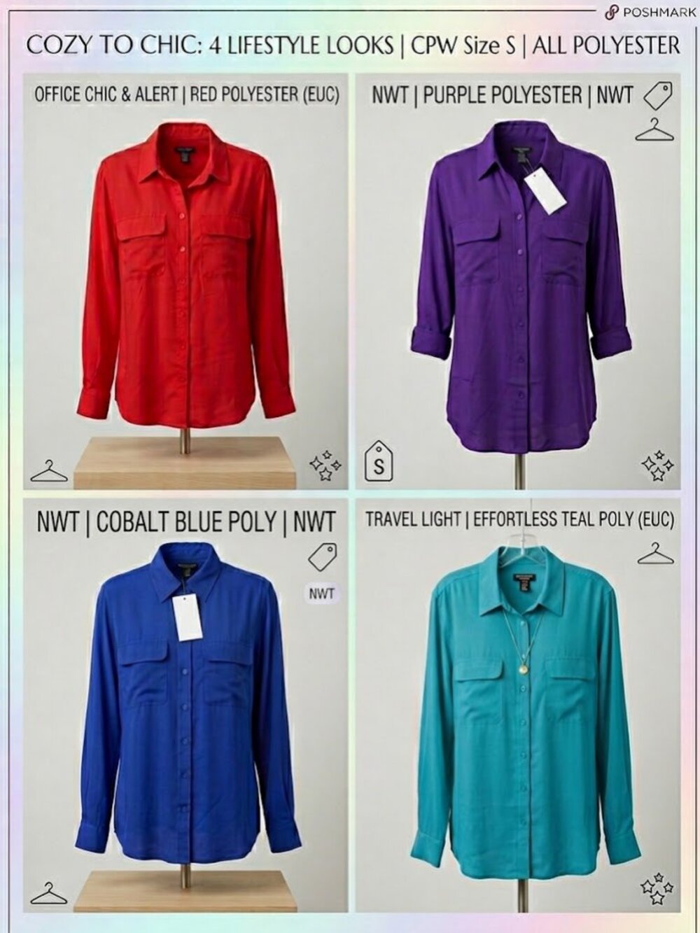 Central Park West New York Button-Down Shirts (4) | Size Small